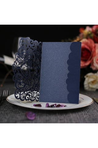 Novahub 20 Adet Aşk Desenli Davetiye Kartları, Davetiye Tutacakları Düğün Doğum Günü Partisi Yıldönümü İçin