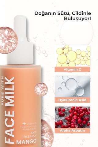 Mango Özlü Aydınlatıcı Ve Leke Karşıtı Nemlendirici Yüz Sütü 150 Ml Vitamin C, Arbutin