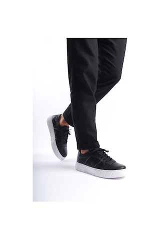 Mubiano Hakiki Deri Erkek Spor Ayakkabı & Sneaker Siyah -mbkry650-s Siyah