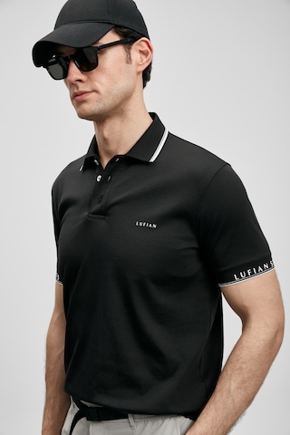 Lufian Hold Smart Erkek Polo Tişört Siyah Siyah 111040251100100