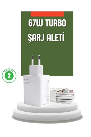 Mey İthalat 67 Watt Turbo Şarj Cihazı Redmi Note 10 11 12 Uyumlu -