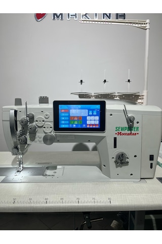 Sewpower Moonstar Çift Papuç Dikiş Makinesi Kalın Materyal 2867 Model Yok