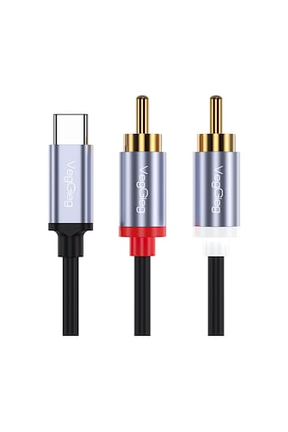 Veggieg Usb Type-c To 2 Rca Ses Kablosu 1.5 Metre