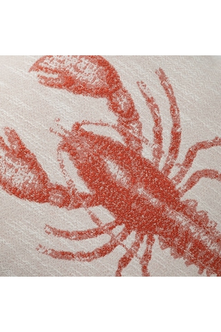 Mudo Home Marin Lobster Kırlent Turuncu 50x50 Cm