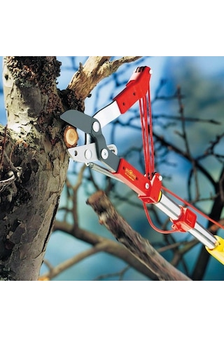 Wolf Garten RC-M Yüksek Dal Budama Makası Anvil Sapsız Kırmızı
