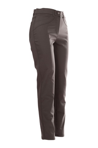 Seleste Minimalist Yüksek Bel Kadın Pantolon - Regular Fit - Günlük & Ofis Haki