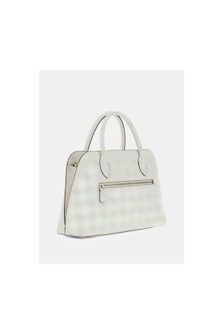 Guess Emelie Logo Kadın El Çantası-gp992806 Beyaz