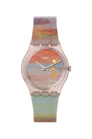 So28z700 Swatch Turner's Scarlet Sunset Unisex Kol Saati Çok Renkli