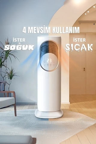 Uzaktan Kumandalı Taşınabilir Sıcak Üfleme Isıtıcı