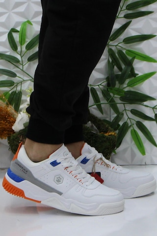Lumberjack Bavıara Beyaz Turuncu Rahat Ürün Sneaker Erkek Ayakkabı 001