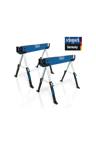 Scheppach MWB600 2 Parçalı Testere Sehpası Seti - 5907109852