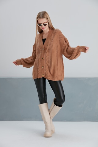 Alisa Kısa Hırka Camel