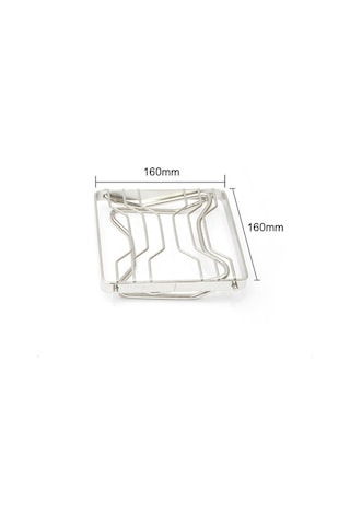 Ebitda Katlanabilir Paslanmaz Çelik Kamp Izgarası - Hafif Ve Taşınabilir Gümüş Kamp Aleti Gümüş