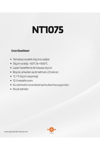 Nt Tools Infared Kızıl Ötesi Termometre
