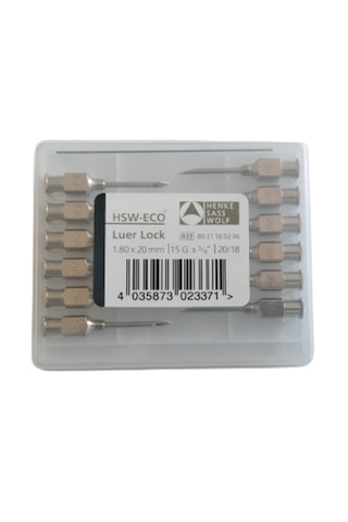 Henke - Enjektör Ucu Çelik 15g X 3/4" 1 Paket 12 Adet Henke - Enjektör Ucu Çelik 15g X 3/4" 1 Paket 12 Adet