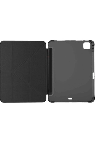 Ennar Samsung Galaxy Tab S10 Fe 10.9 İnç Uyumlu Sm-x520 Üçgen Standlı Kalem Bölmeli Uyku Modlu Tablet Kılıfı+tablet Kalemi Tablet Kılıfı