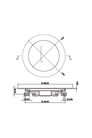 Cometepool Siyah Çerçeve Ultra Slim 4mm Mavi Işık Smd Led Havuz Sıva Altı Joker Aydınlatma Lambası 40w-toptancıyızbiz