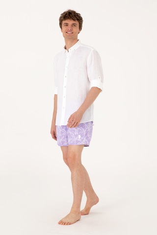 U.s. Polo Assn. Erkek Lila Deniz Şortu 50299781-vr034 Lila