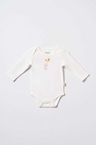 BabyCosy Organic Wear Bebek 2li Uzun Kollu Badi %100 Organik Pamuk, Bebek Ve Yenidoğan Serisi - Csy3052 Ekru