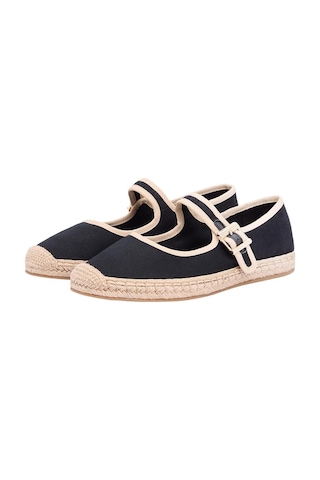 Tommy Hilfiger Kadın Buckle Mary Jane Espadrille Ayakkabı Fw0fw09239bds Siyah