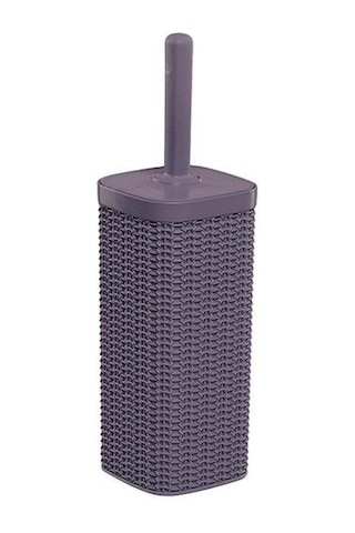 Rattan Wc Klozet Temizleme Fırçası - Antrasit Çok Renkli