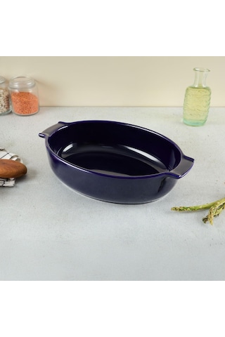 Yıldız Elissa Oval Fırın Kabı Kobalt 31 Cm Çok Renkli