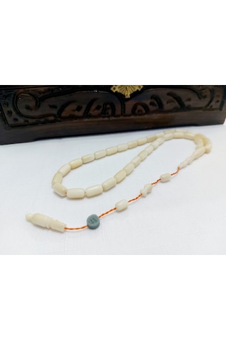 İbrahim Uysal Usta İmzalı Kapsül Kesim Narçıl Tesbih Ölç 6,5x11.5