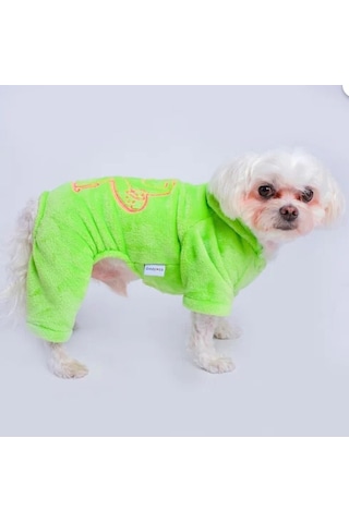 Gedyco Froglet Pembe Nakışlı Yumuşacık Peluş Küçük Irk Köpek Tulumu-21564