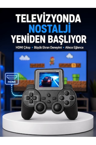 S10 Gamepad Hdmı Tv Bağlantılı 520 Klasik Retro Oyun 2025 Seri Orijinal Yeni Nesil