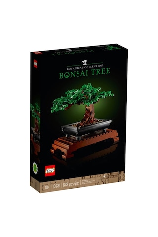LEGO® Botanicals Bonsai Ağacı 10281 – Yetişkinler için Dekoratif Bitki Model Yapım Seti, Sevgililer Günü Hediye Fikri (878 Parça)