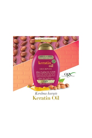 OGX Kırılma Karşıtı Keratin Oil Sülfatsız Şampuan 385 ML