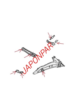 1996-2001 Honda Civic Arka Travers Denge Kol Salıncak Burcu Seti