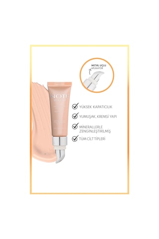 Note Cosmetique Mineral Concealer Spf 15 Yoğun Kapatıcı Metal Başlıklı Göz Altı Kapatıcısı - 201 Açık