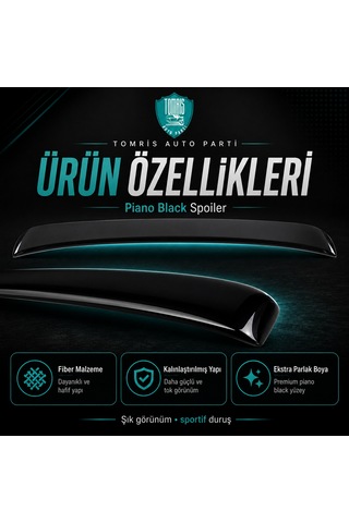Fiat Fiorino-nemo-bipper Piano Black Spoiler