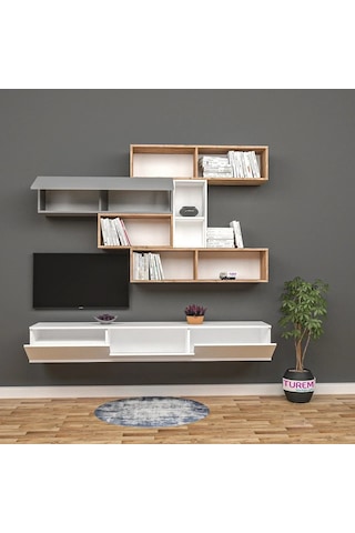 Lego Tv Ünitesi Mdf Antrasit