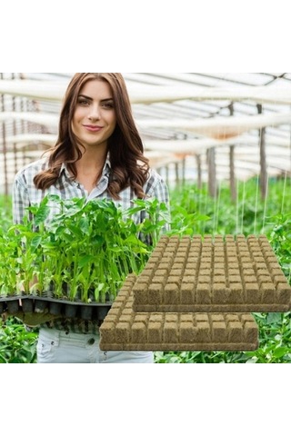 Ulzyvf Lebihmurah 4974 50 Adet Havalandırmalı Topraksız Büyüme Tarımsal Medya Sıkıştırma Küpleri Podazz 50 Adet Yüksek Kaliteli Podazz Küpler