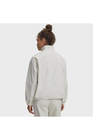 Under Armour Unstoppable Woven Kadın Beyaz Polo Yaka Tişört