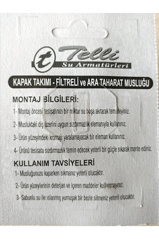 Telli Aç Kapa Mix Uzun Musluk Sağa Sola Aç Kapa Krom
