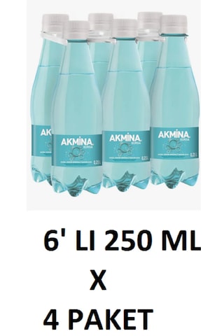 Akmina Maden Suyu Sade 250 Cc 6x4 24 Adet