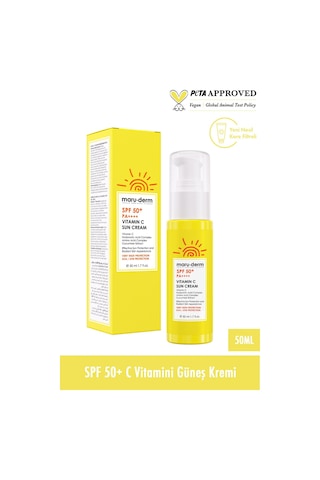 Maruderm C Vitamini Güneş Kremi SPF50+ 50 ML