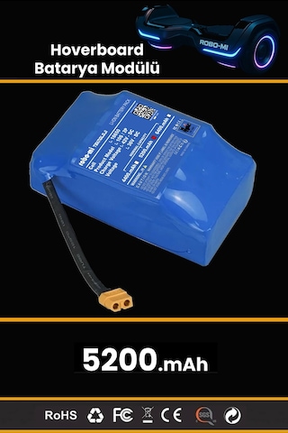 Hoverboard 5200mAh Elektrikli Kaykay Bataryası