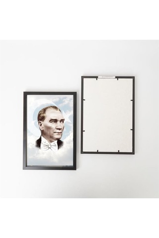 Atatürk Tasarımlı Yapışkanlı Sök Tak Çerçeve 20x30cm