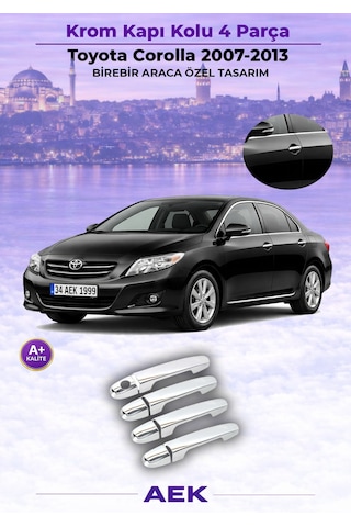 Toyota Corolla Kapı Kolu 2007-2013 Paslanmaz Çelik