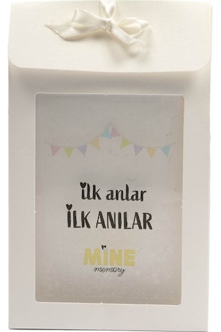 Mine Memory Bebek - Hamile Fotoğraf Anı Hatıra Kartı Seti 40 Adet - Hediyelik Pembe - Mavi Çok Renkli