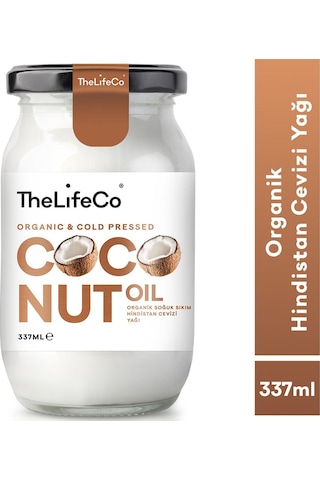 TheLifeCo Organik Hindistan Cevizi Yağı 337 ML