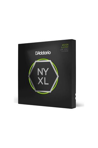 Daddario Nyxl45125 Bas Gitar Tel Seti Nyxl Nickel Wound, 5-tel, .045-.125