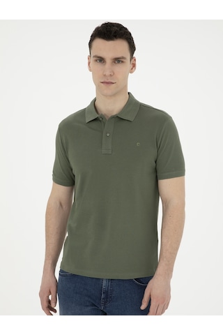 Pierre Cardin Erkek Haki Tişört Basic 50280754-vr027 Haki