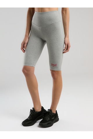 Everlast Ever Essentials Gri Melanj Kadın Biker Tayt Gri Melanj