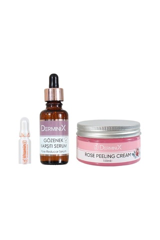 Derminix Yağlanma ve Gözenek Karşıtı Cilt Bakım Seti