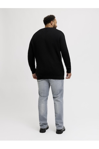 Jack & Jones Büyük Beden Slim Straight Tim Jean - 12293558 Gri